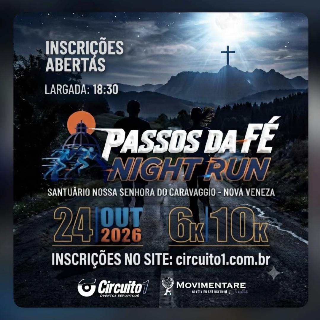 Passos da Fé Night Run 2026